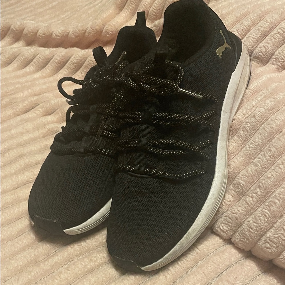 Puma Black and Gold Women's Shoes